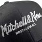 Preview: Mitchell & Ness Own Brand Pinscript 110 Snapback Cap Black/White