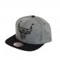 Preview: Mitchell & Ness NBA Broad II Chicago Bulls Snapback Cap Grey/Black - Kopie