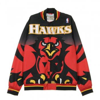 Mitchell & Ness NBA 1995-96 Authentic Atlanta Hawks Warm Up Jacket Black