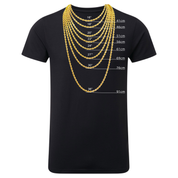 King Ice X Jungl Julz 14K Gold Plated CZ IDFWU Necklace Golden