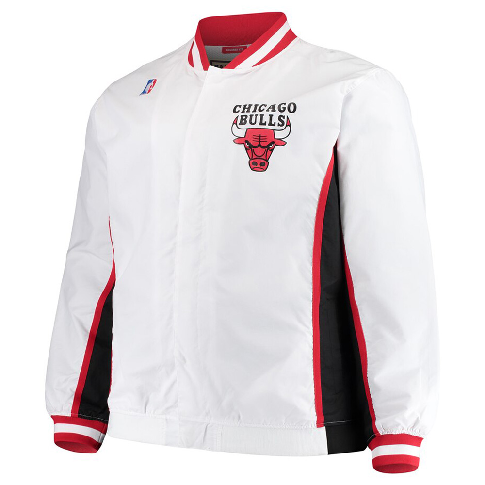 Mitchell & Ness NBA 1992-93 Authentic Chicago Bulls Warm Up Jacket White