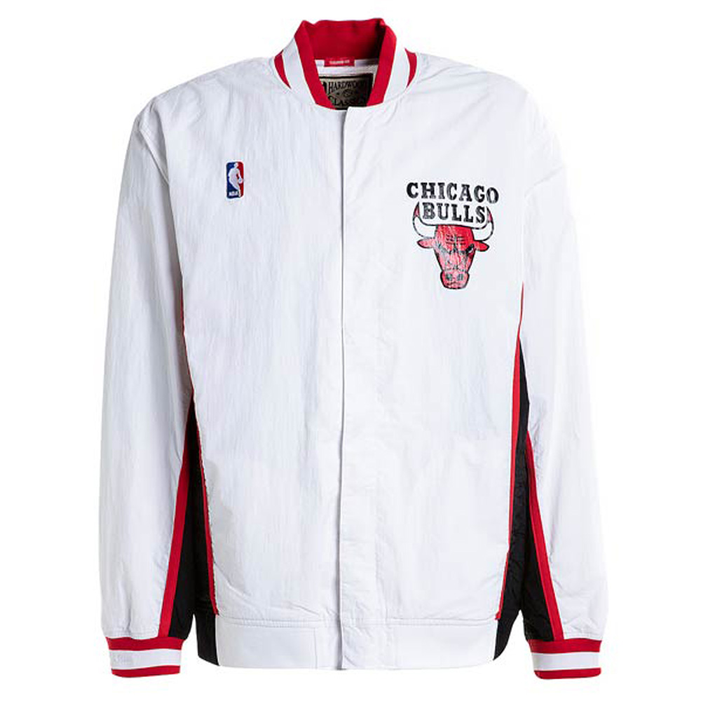 Mitchell & Ness NBA Authentic Warm Up Jacket Chicago Bulls 1996-97 White