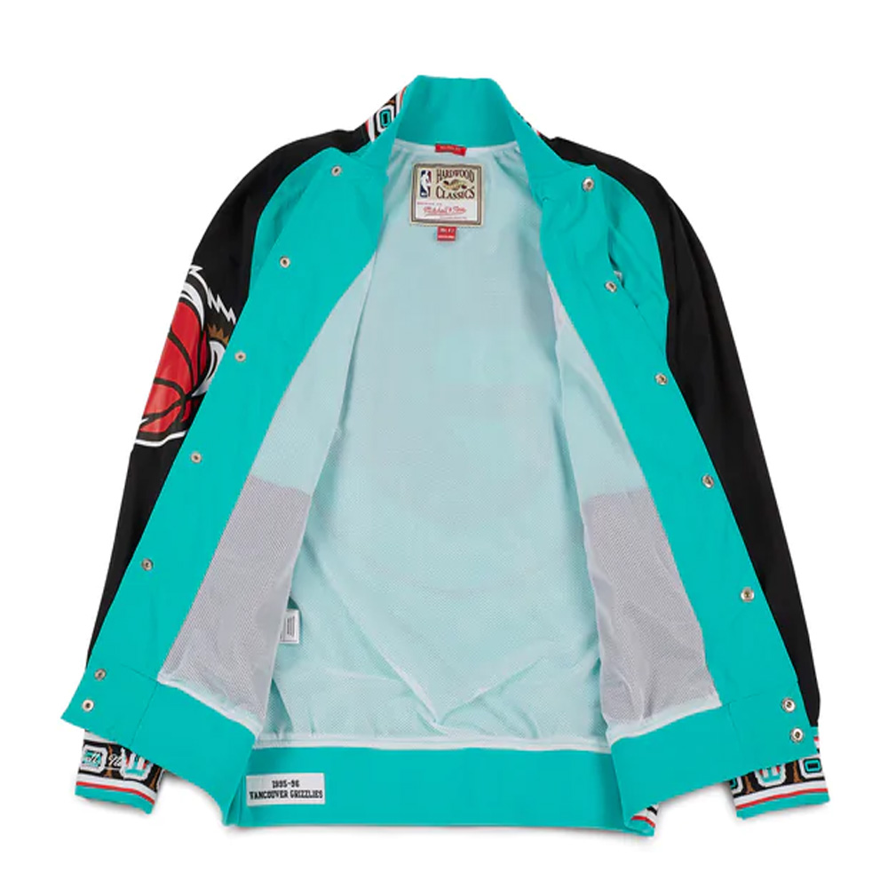 Mitchell & Ness jacket Vancouver Grizzlies Authentic Warm Up Jacket teal -   - Online Hip Hop Fashion Store