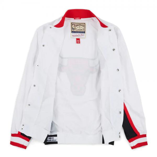 Mitchell & Ness NBA Authentic Warm Up Jacket Chicago Bulls 1992-93 White