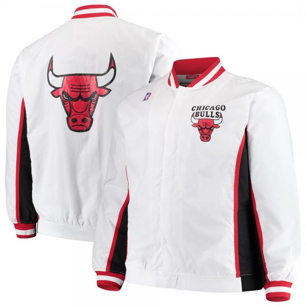 Mitchell & Ness NBA 1992-93 Authentic Chicago Bulls Warm Up Jacket White