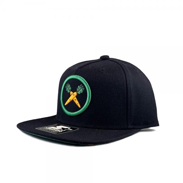 Starter X Looney Tunes Crossed Carrots Snapback Cap Black