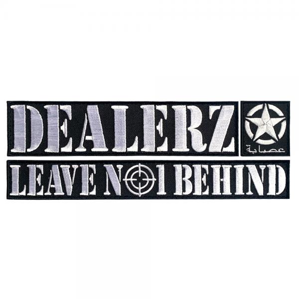 dealerz #hoodpatrol Patch Pack Black - Kopie