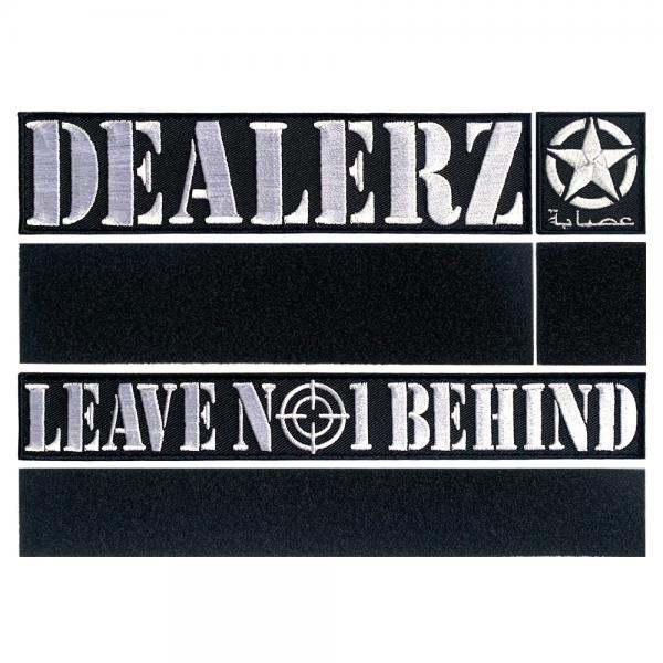 dealerz #hoodpatrol Patch Pack Black - Kopie